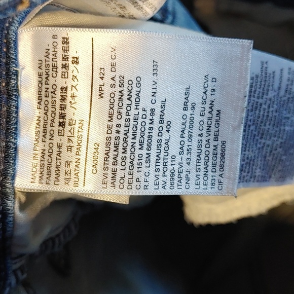 💚Women's Levis Mid Rise Skinny Jean - Picture 7 of 9